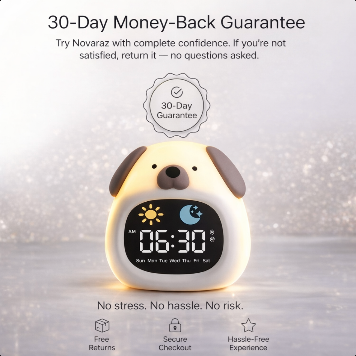 Novaraz Premium Kids Alarm Clock